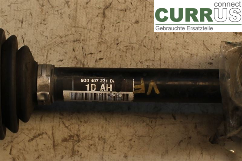 SKODA FABIA         07-14 Front axle assembly (4WD) 6Q0407271DA 1,2 TSI/CBZA