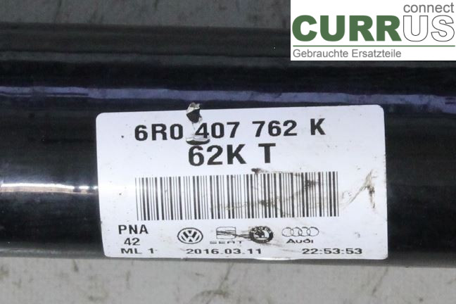 VW POLO       10-17 Transmission parts 6R0407762KX 1,2 TSI/CJZC
