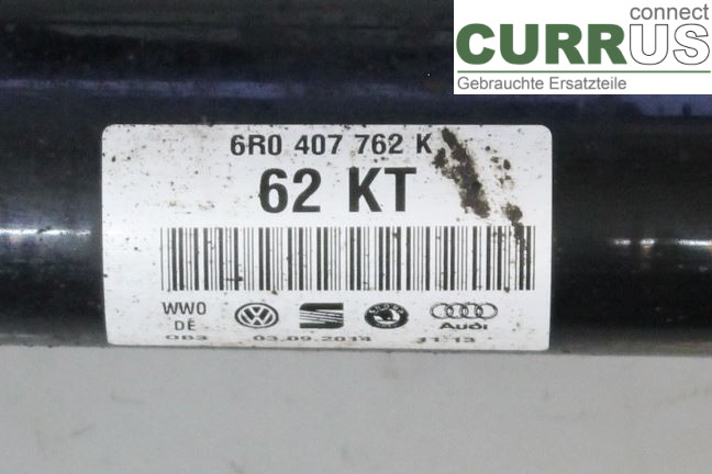 AUDI A1/S1  11-18 Części układu napędowego 6R0407762KX 1,2 TFSI/CBZA