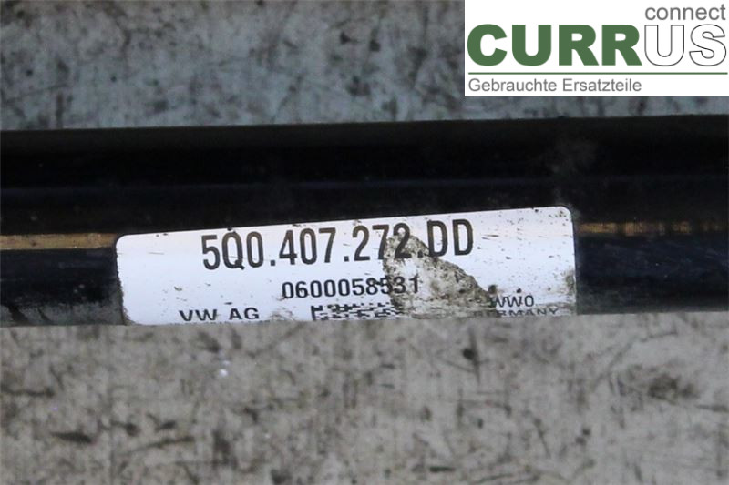 AUDI A3/S3 8V  13-20 Pièces de transmission 5Q0407762KX 1,4 TFSI/CZEA