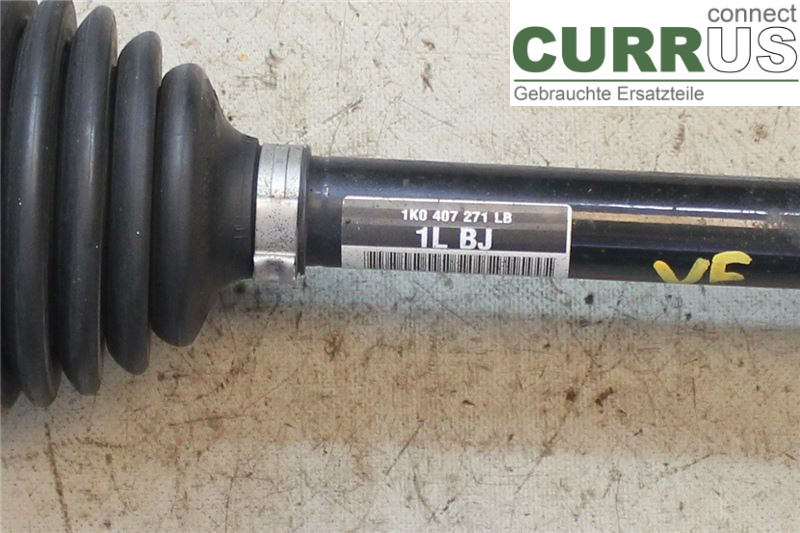 VW CADDY 11-15 Front axle assembly (4WD) 1K0407763KX 1.6 TDI/CAYE