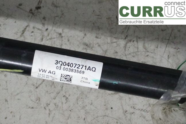 VW TOURAN 16- Front axle assembly (4WD) 3Q0407761X 1,2/CYVB