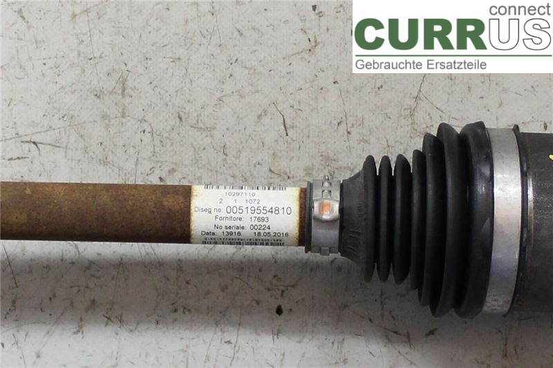 FIAT 500    07 Front axle assembly (4WD) 51955481 169.A4.000