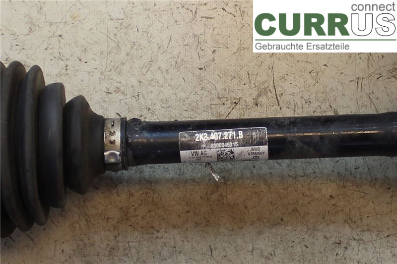 VW CADDY  11-15 Front axle assembly (4WD) 2K3407271BX CAYD