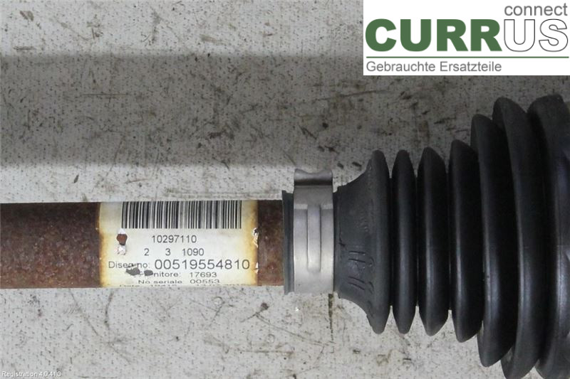 FIAT 500    07 Front axle assembly (4WD) 51955481 169.A4.000