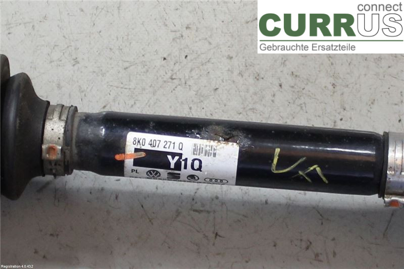 AUDI A5  07-16 Front axle assembly (4WD) 8K0407451DX CDNB