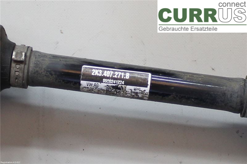 VW CADDY  16-20 Front axle assembly (4WD) 2K3407271BX 