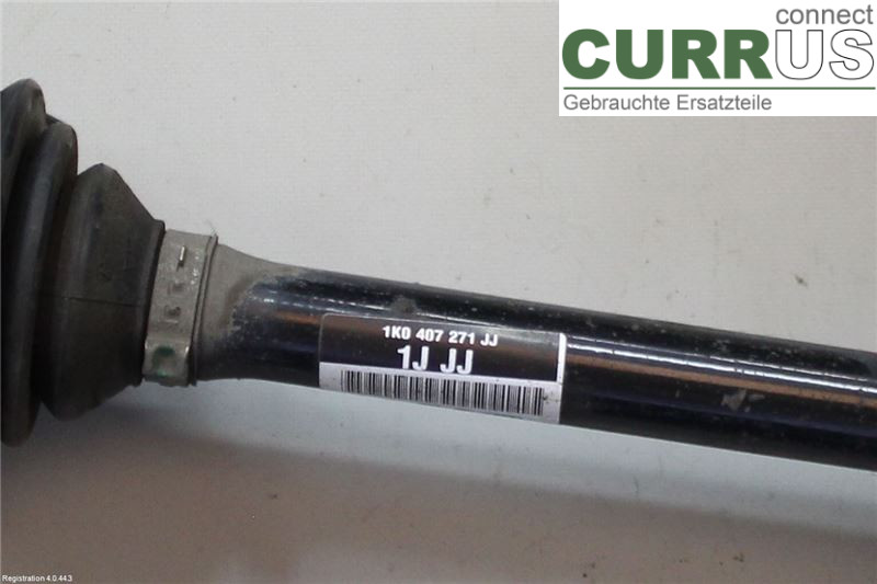 VW GOLF VI     09-13 Front axle assembly (4WD) 1K0407761PX 