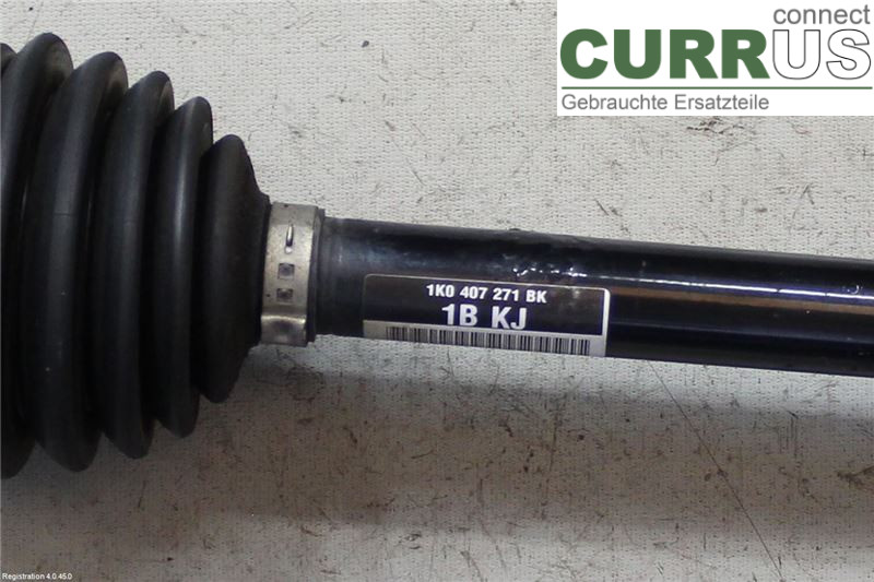VW GOLF / E-GOLF VII   13-20 Front axle assembly (4WD) 1K0407451LX 