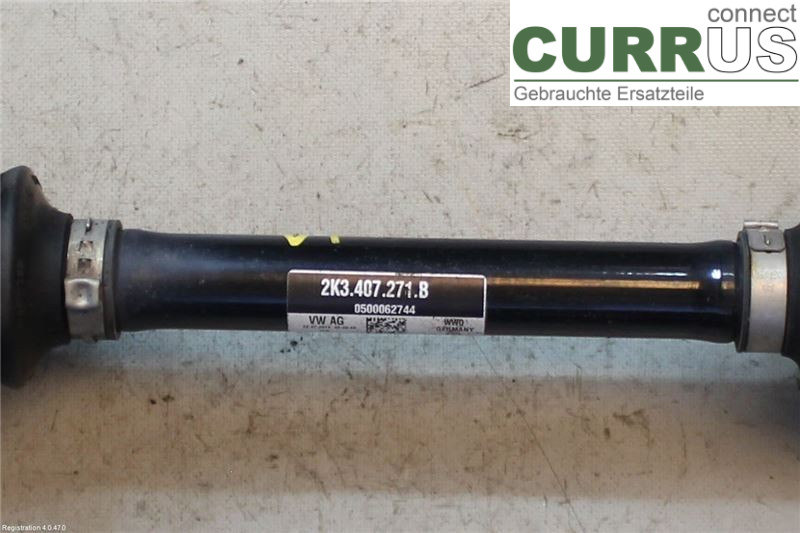 VW CADDY  11-15 Front axle assembly (4WD) 2K3407271BX 