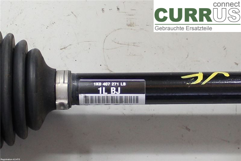 VW CADDY  16-20 Front axle assembly (4WD) 1K0407763KX 
