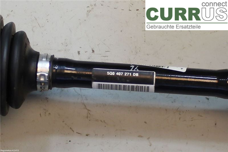 VW GOLF / E-GOLF VII   13-20 Front axle assembly (4WD) 5Q0407763CX CHZC