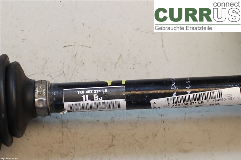 VW GOLF / E-GOLF VII   13-20 Front axle assembly (4WD) 1K0407763KX 