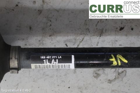 SKODA YETI Front axle assembly (4WD) 1K0407763CX 