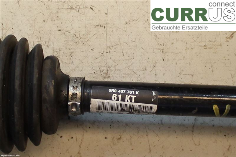 SKODA FABIA  15- Front axle assembly (4WD) 6R0407761KX CJZC