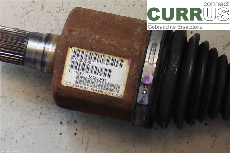 VOLVO V60  11-13 Front axle assembly (4WD)  D5244T15