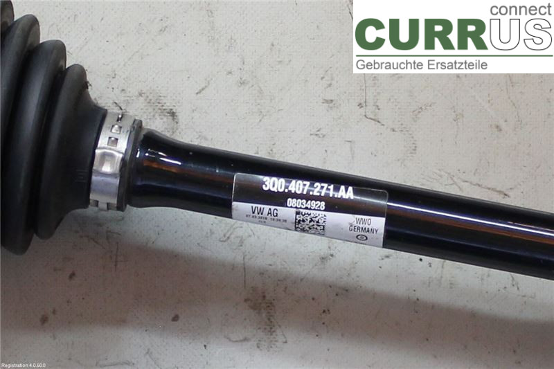 VW TOURAN 16- Przedni most (4x4) 3Q0407761BX 