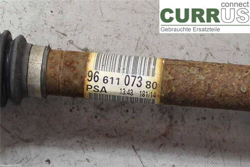 CITROEN C4 II  11-18 Front axle assembly (4WD) 3272QA 