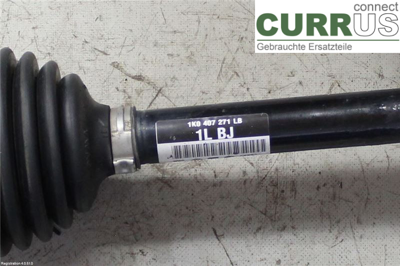 VW GOLF / E-GOLF VII   13-20 Front axle assembly (4WD) 1K0407763KX CXSA