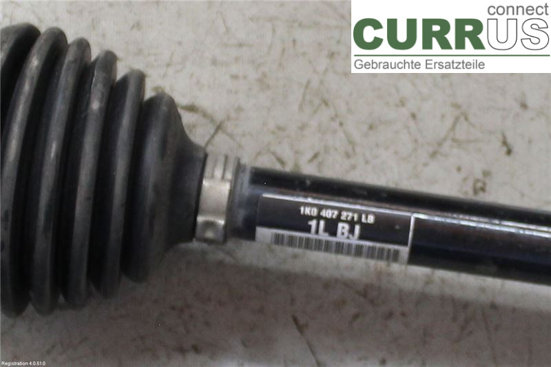 SKODA OCTAVIA  13-20 Front axle assembly (4WD) 1K0407763KX CPWA