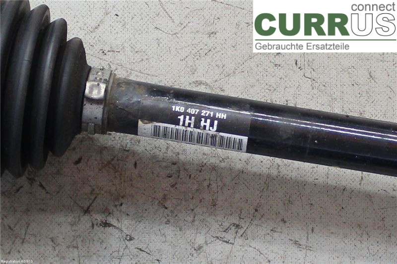 VW PASSAT  11-14 Front axle assembly (4WD) 1K0407761EX CKMA