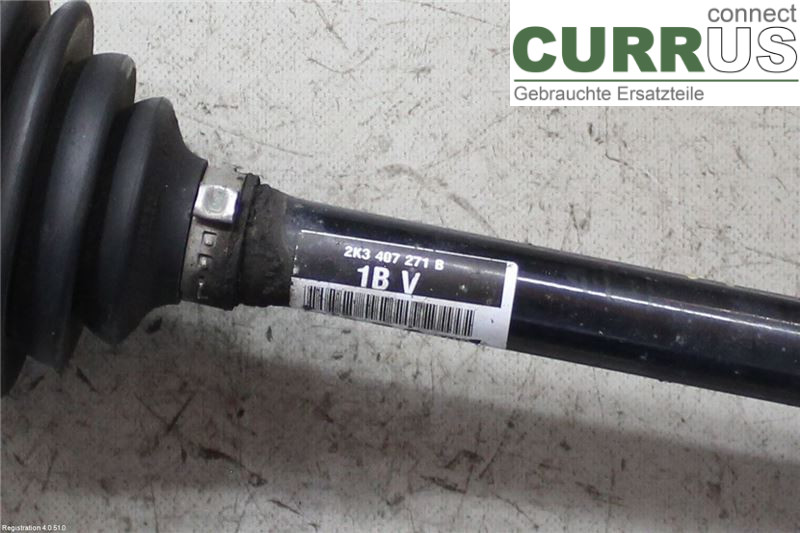 VW CADDY  11-15 Front axle assembly (4WD) 2K3407271BX CAYD