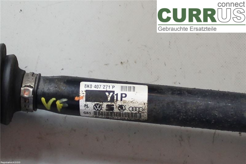 AUDI A4/S4  08-11 Przedni most (4x4) 8K0407451FX CAGA