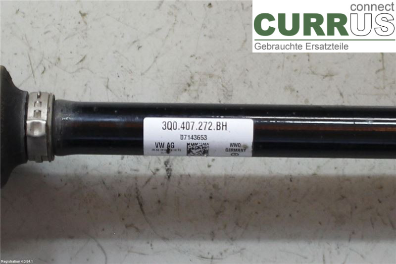 SKODA KODIAQ 17-24 Części układu napędowego 3Q0407762TX DFHA
