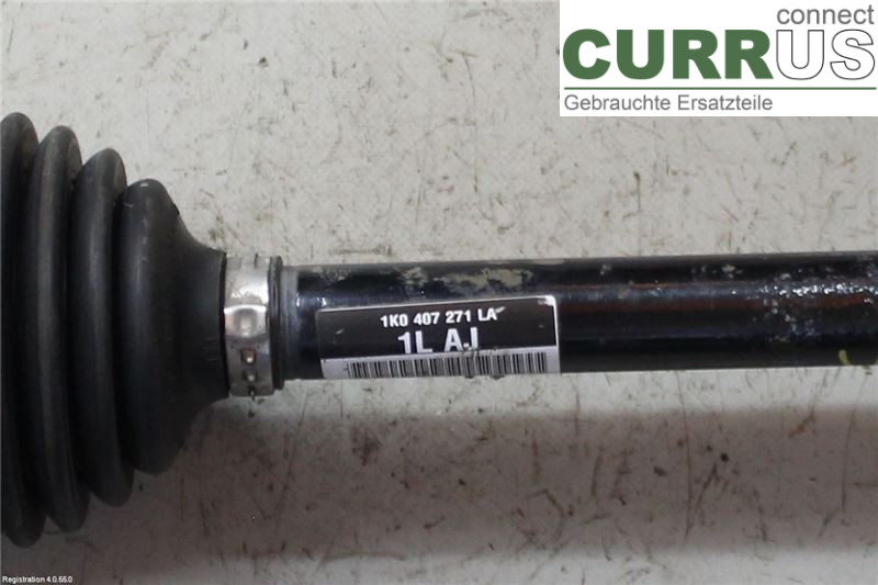 SKODA YETI Front axle assembly (4WD) 1K0407763CX CAXA