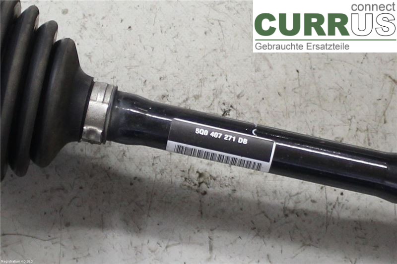 VW GOLF / E-GOLF VII   13-20 Front axle assembly (4WD) 5Q0407763CX CHZC