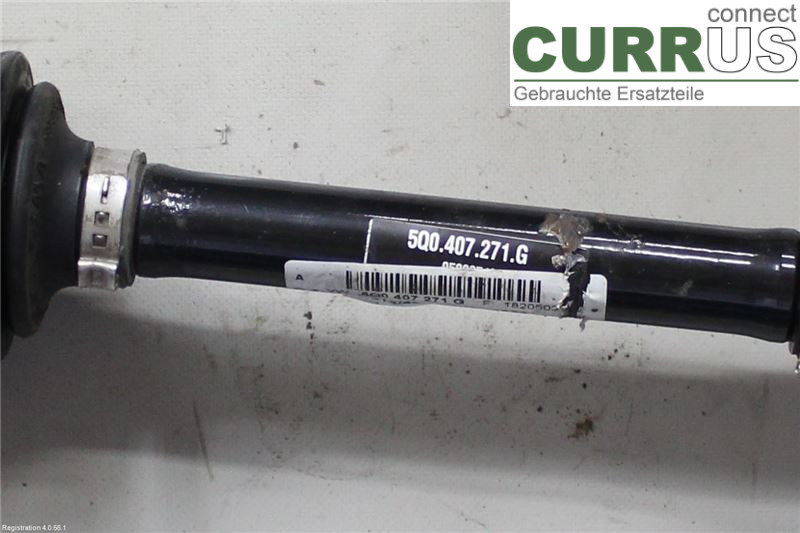VW GOLF / E-GOLF VII   13-20 Front axle assembly (4WD) 5Q0407761DX CZDA