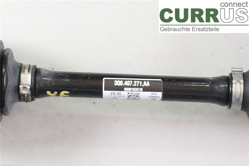 VW TOURAN 16- Front axle assembly (4WD) 3Q0407761BX DPCA