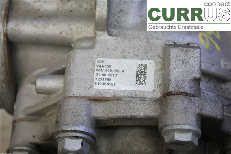 AUDI Q3 8U  12-18 Differential 0AV409053AD DFTA