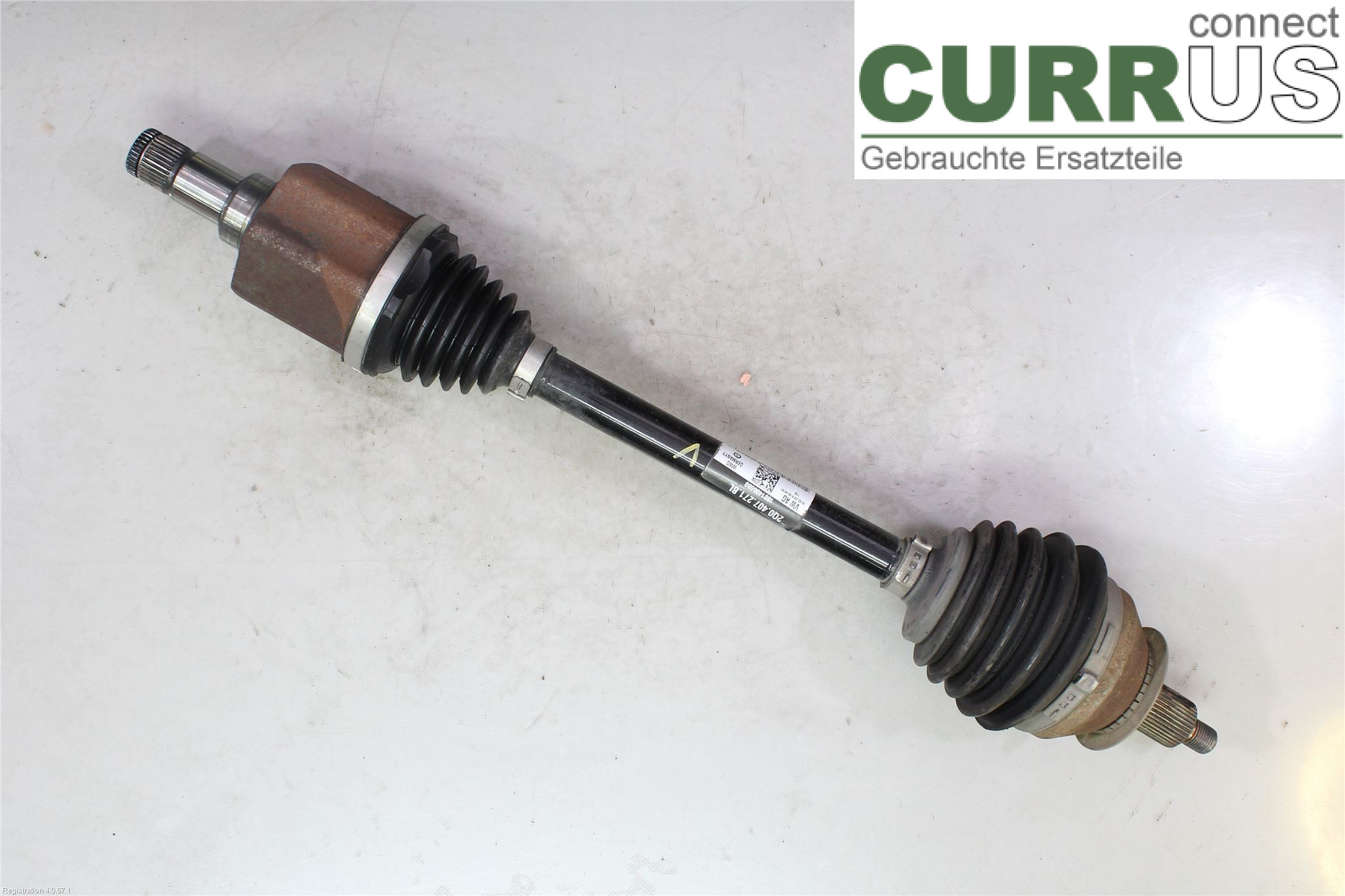VW POLO VI 18- Przedni most (4x4) 2Q0407451AX DKLA