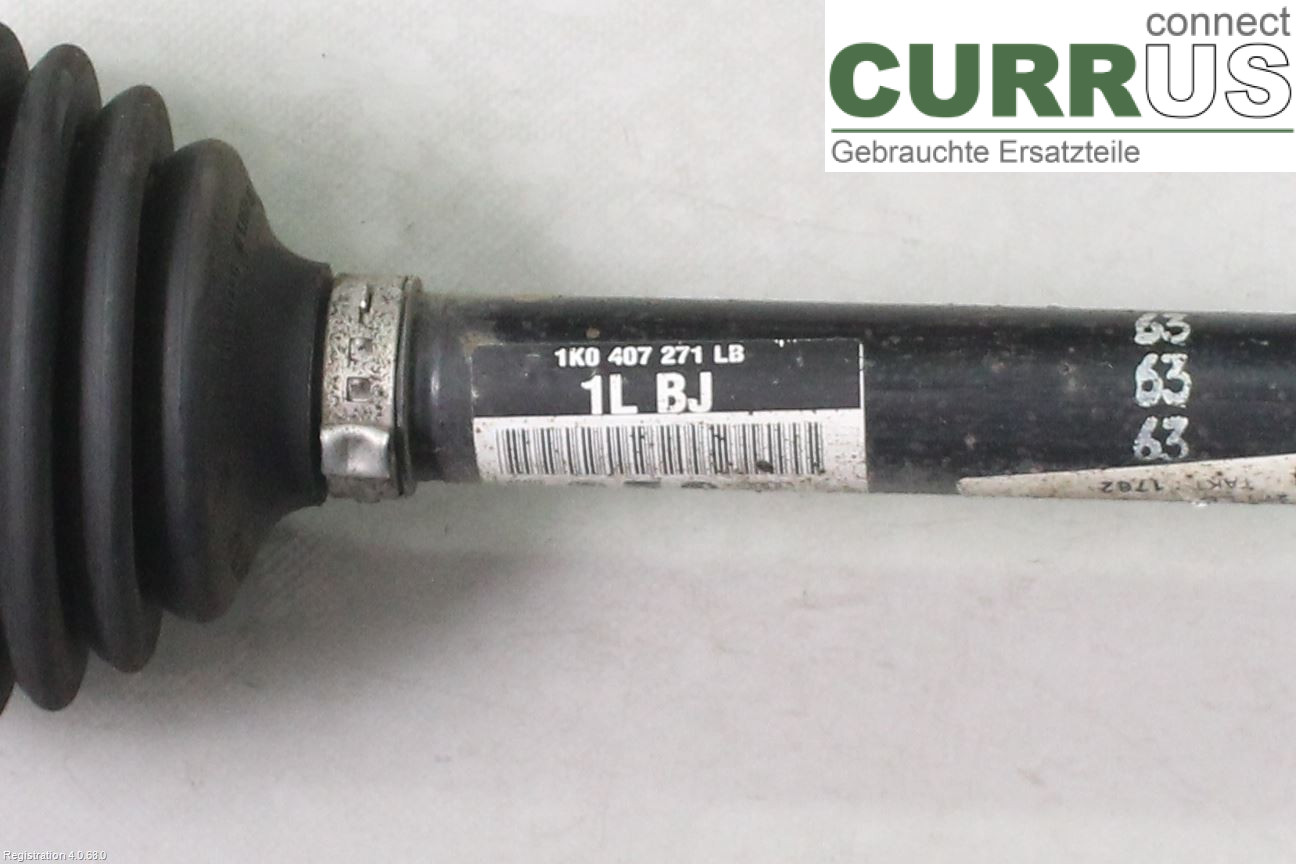 VW GOLF / E-GOLF VII 13-20 Front axle assembly (4WD) 1K0407763KX CPWA