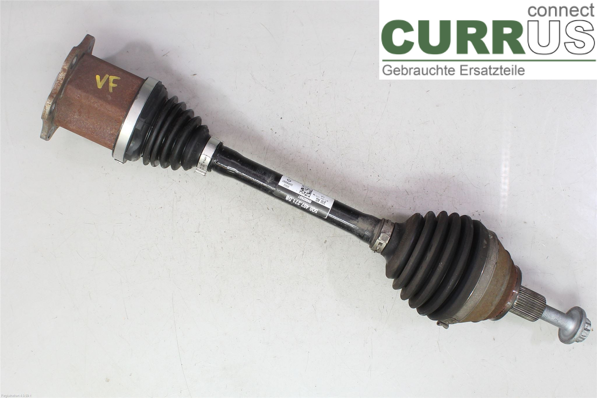 VW T-ROC 18- Front axle assembly (4WD) 5Q0407763CX DKRF