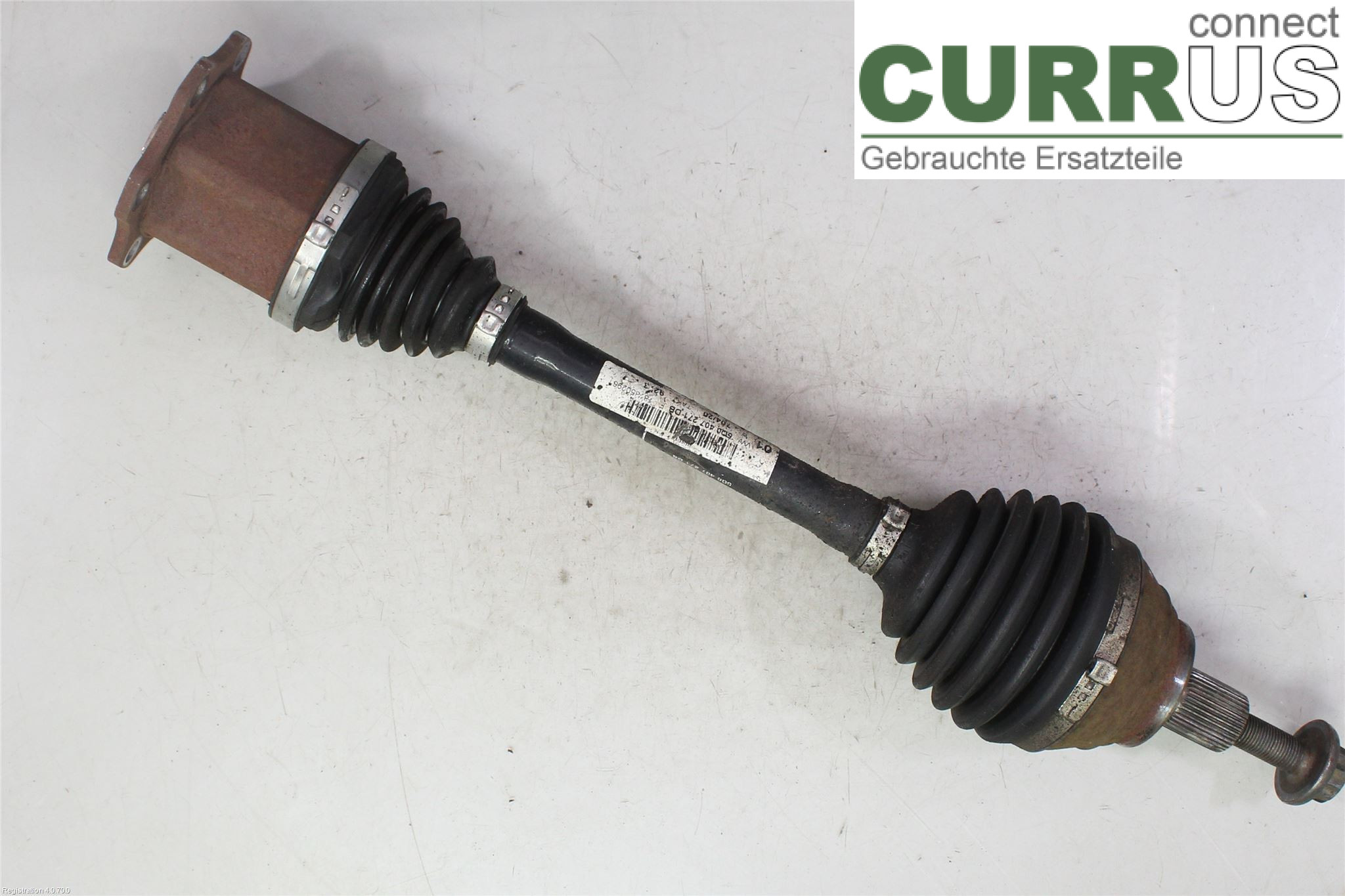 VW GOLF / E-GOLF VII   13-20 Front axle assembly (4WD) 5Q0407763CX CHZC