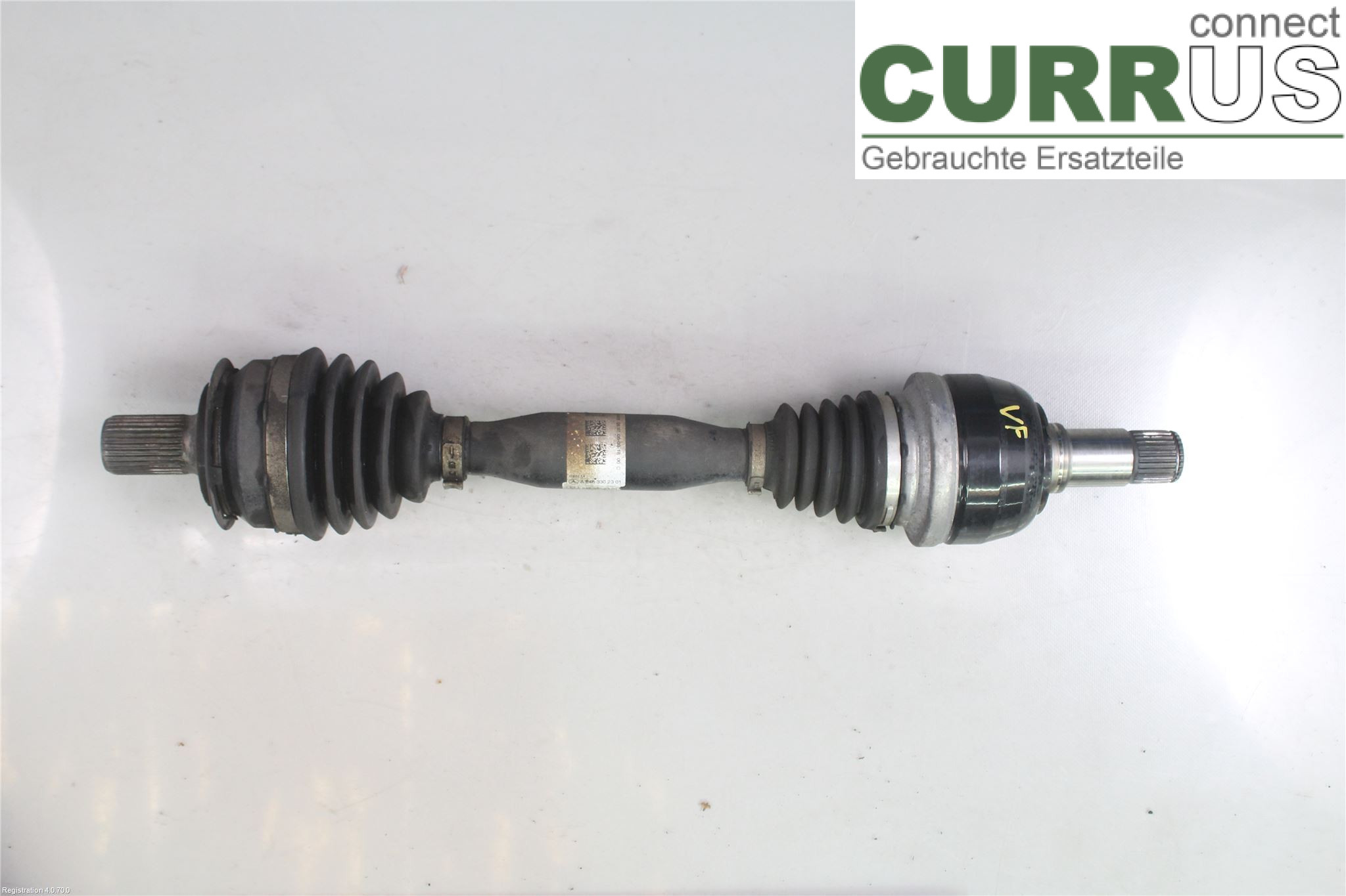 MB A-KLASS (W176)   13-18 Front axle assembly (4WD) A2463302301 M270.910