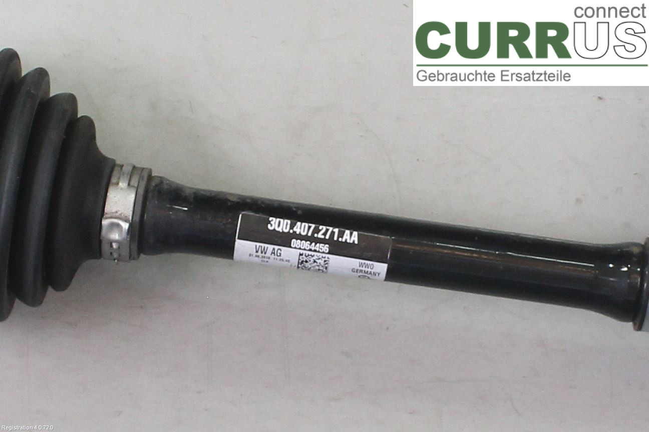 SKODA KAROQ 18- Front axle assembly (4WD) 3Q0407761BX DADA