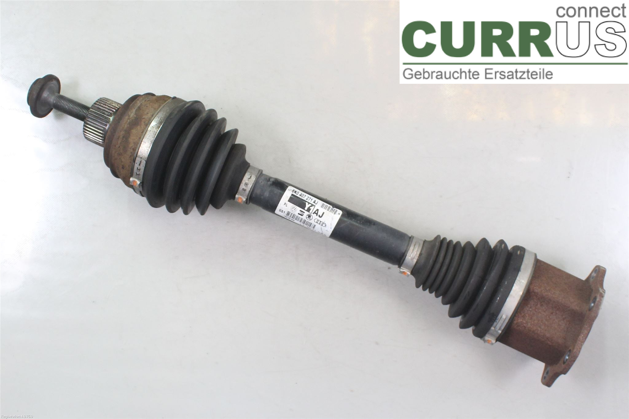 AUDI A5 07-16 Front axle assembly (4WD) 8K0407451LX CJED