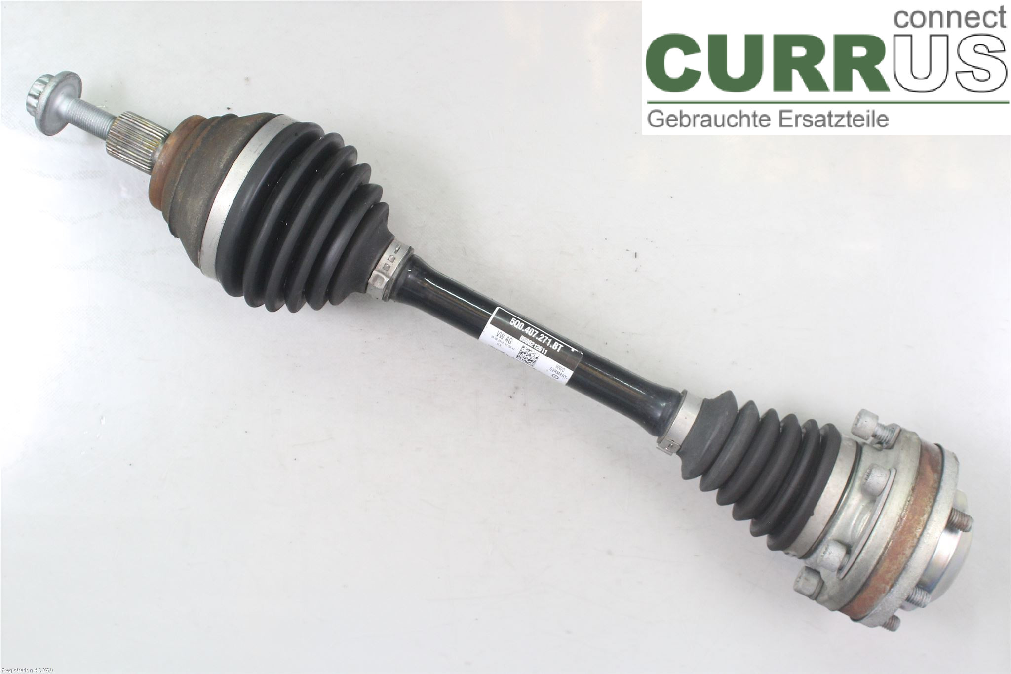 VW GOLF SPORTSVAN 15-20 Front axle assembly (4WD) 5Q0407761EX DPCA