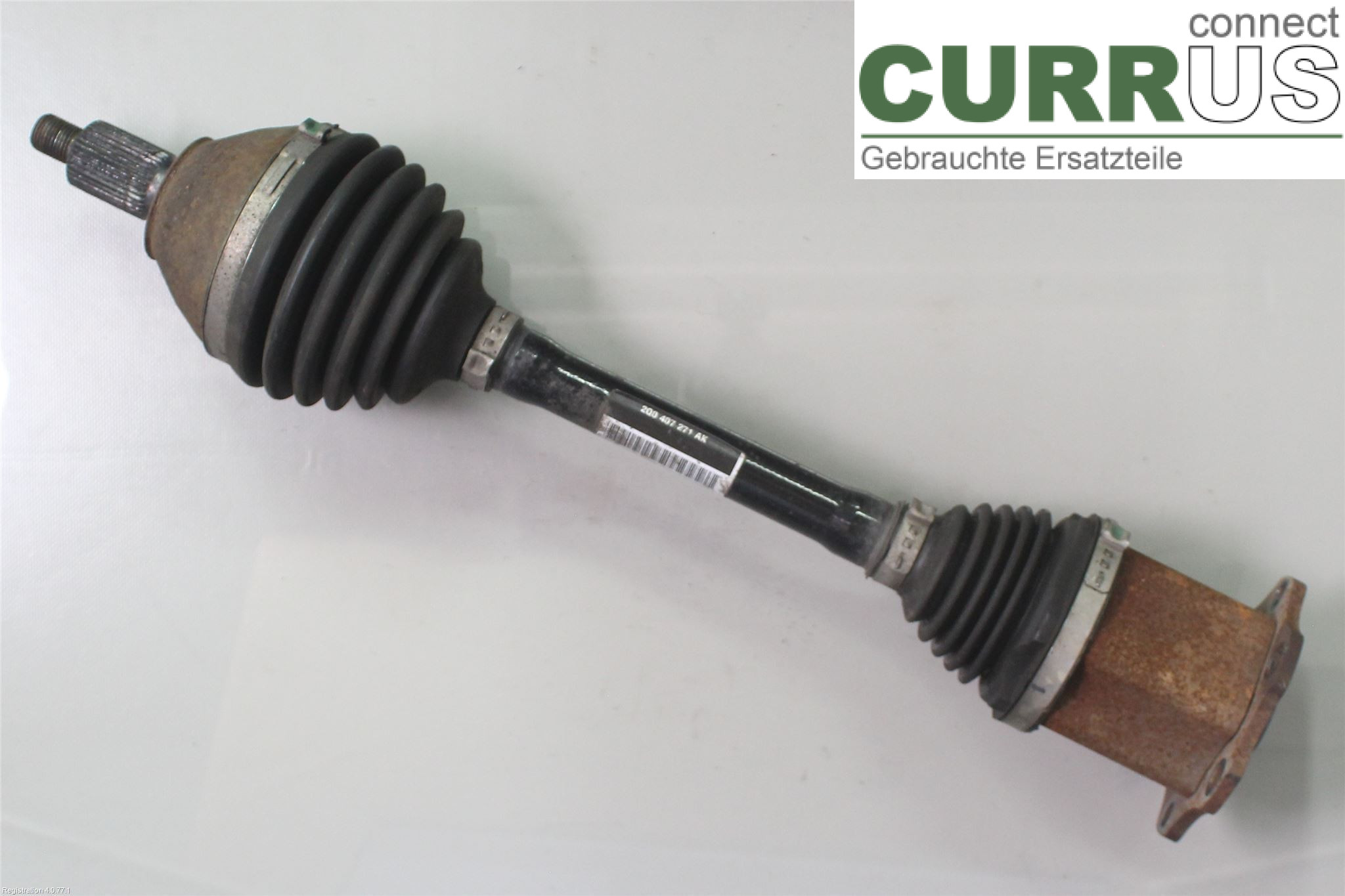 VW POLO VI 18- Front axle assembly (4WD) 2Q0407451FX DKLA