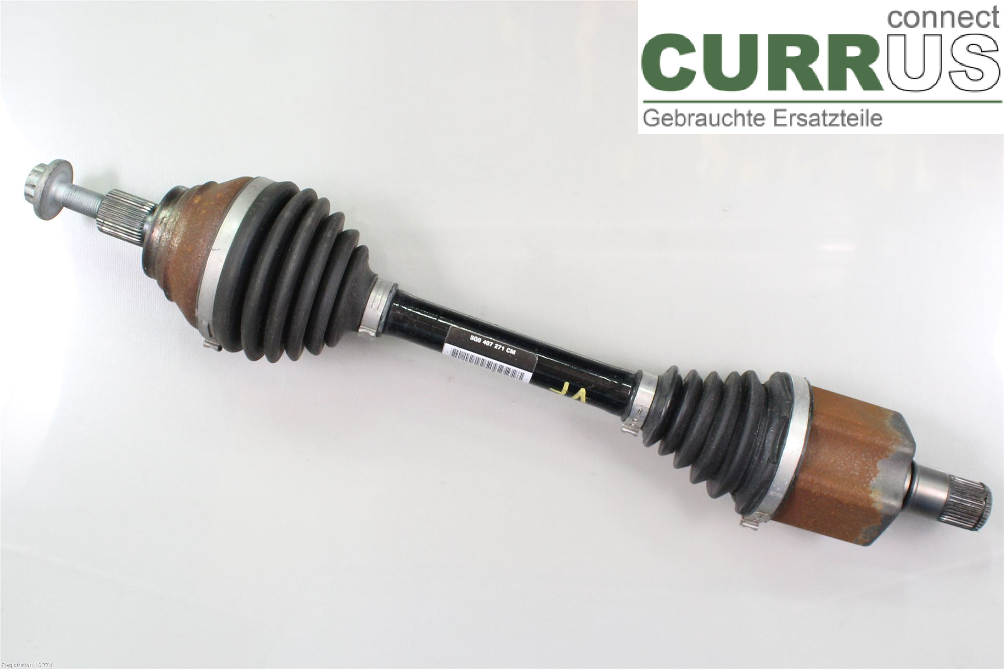 VW GOLF/E-GOLF VIII  20- Front axle assembly (4WD) 5Q0 407 761 TX DGEA