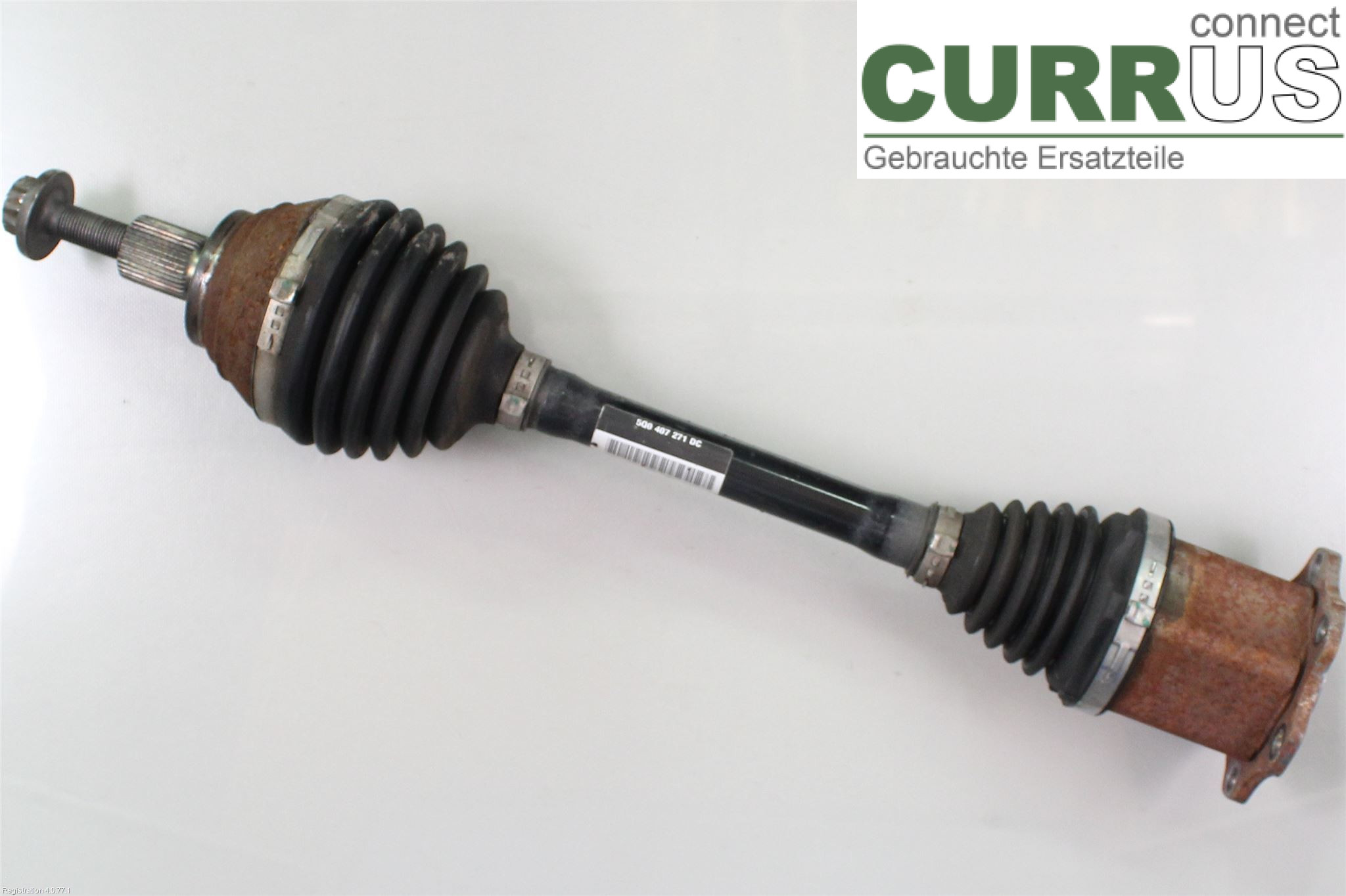 VW GOLF SPORTSVAN 15-20 Front axle assembly (4WD) 5Q0 407 763 BX CHZC