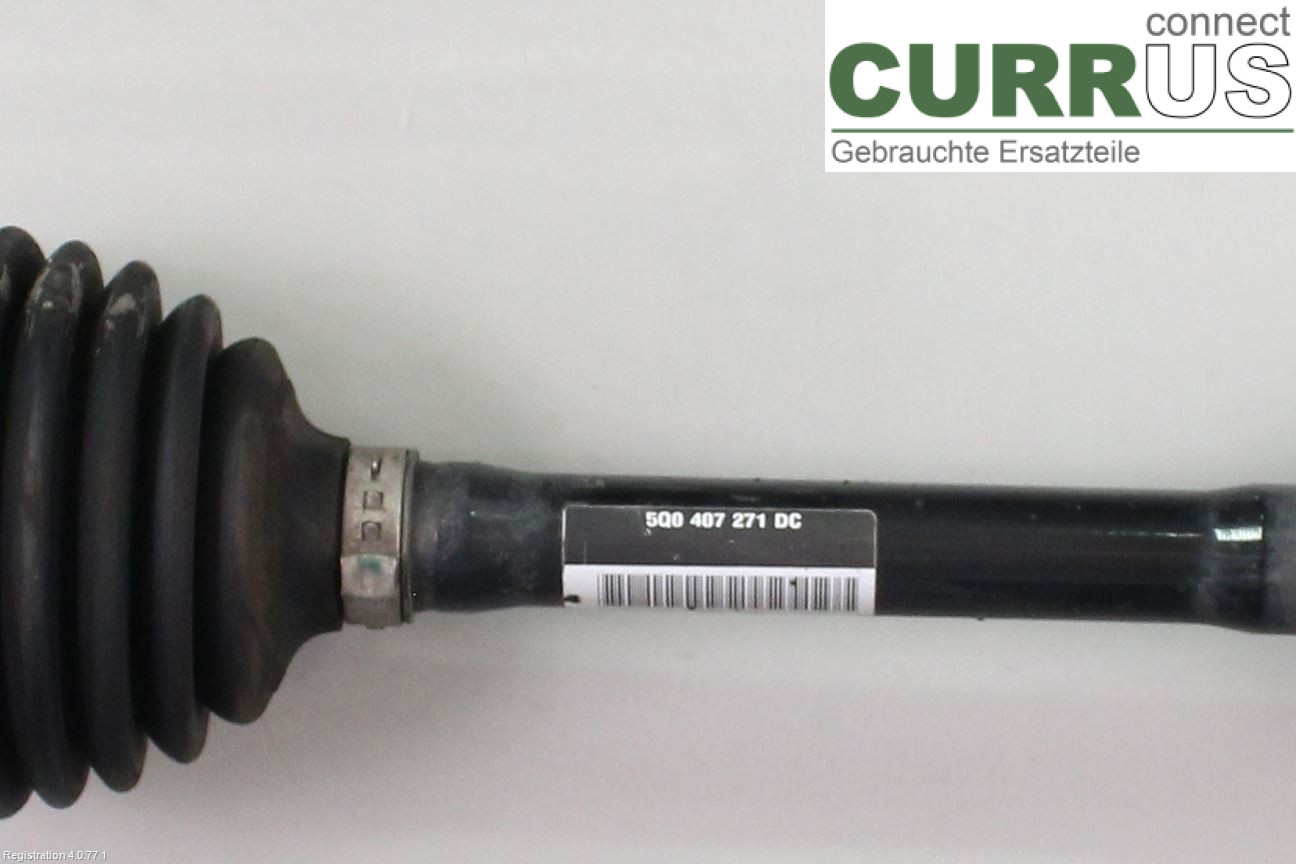 VW GOLF SPORTSVAN 15-20 Front axle assembly (4WD) 5Q0 407 763 BX CHZC