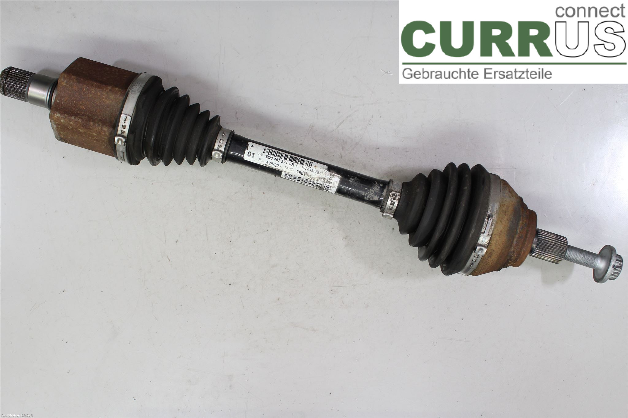 VW GOLF / E-GOLF VII   13-20 Front axle assembly (4WD) 5Q0 407 271 CR DFGA
