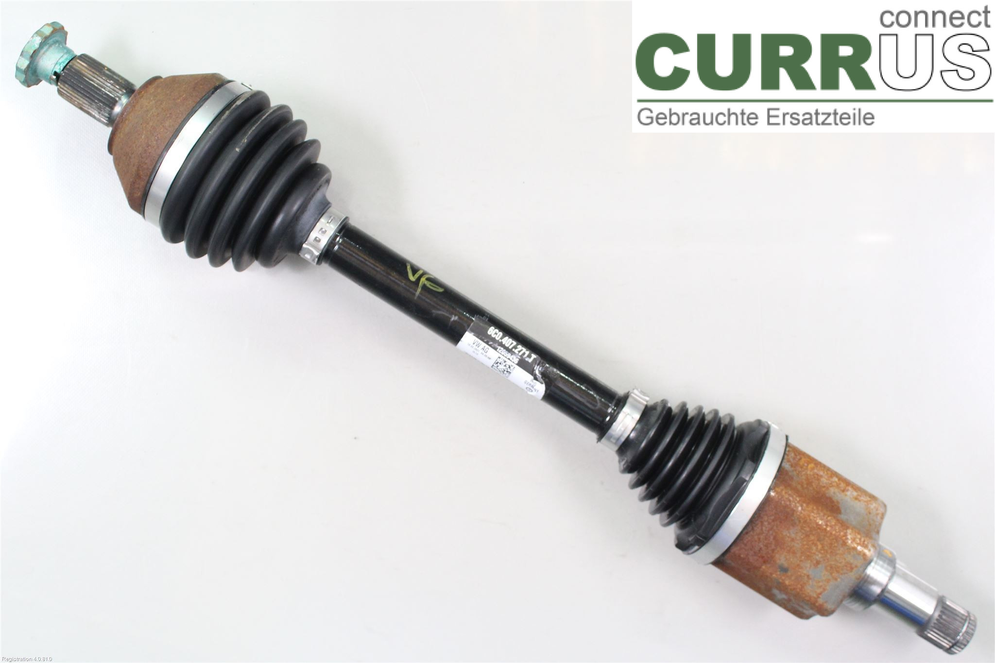 SKODA FABIA  15- Front axle assembly (4WD) 6C0407271T DKLD