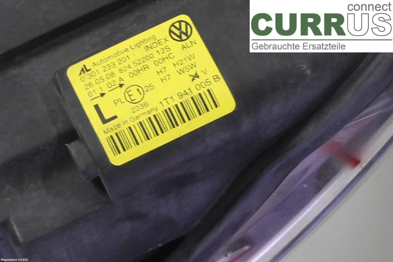 VW TOURAN 03-10 Boîte manuelle 4 vitesses 1T1 941 005 B  BMY