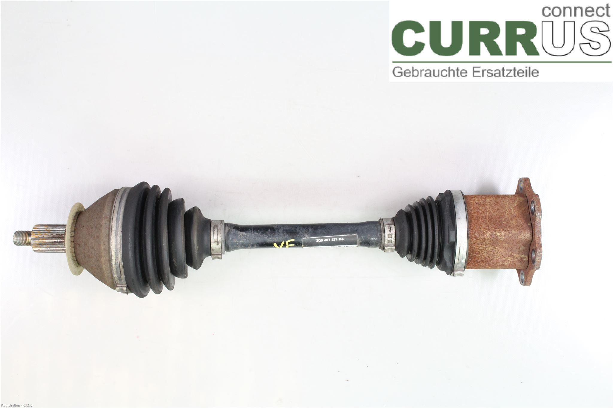 VW T-CROSS  19- Front axle assembly (4WD) 2Q0 407 271 BA DKRF