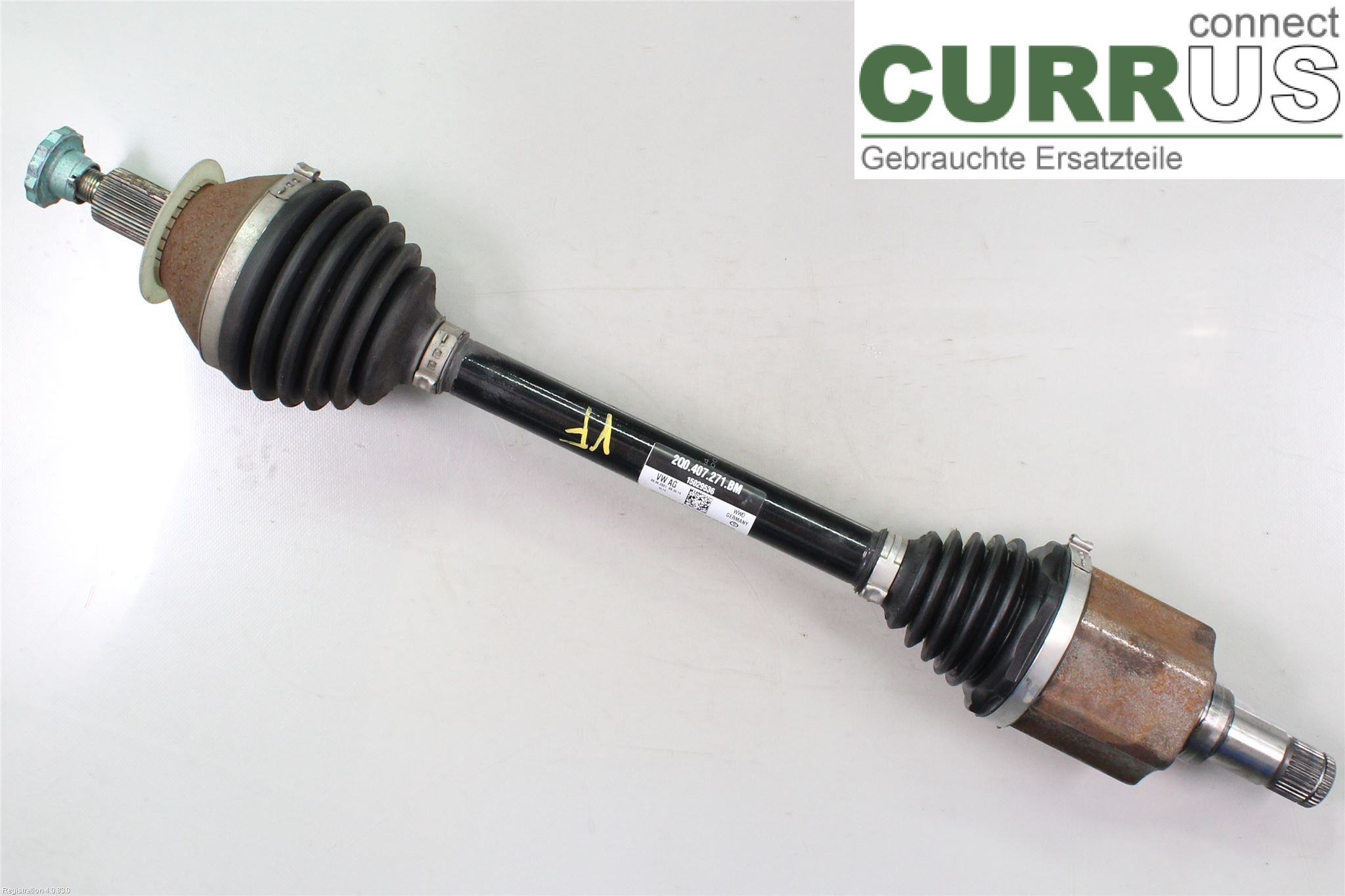 VW T-CROSS  19- Front axle assembly (4WD) 2Q0 407 451 HX DLAC